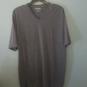 V neck grey t shirt 3xl
